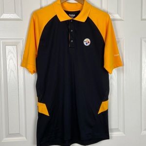 Reebok NFL Pittsburg Steelers polo mens L